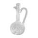 Ancient crystal wine carafe