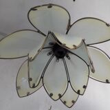 Green Lotus shape glass hanging