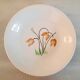 Assiettes creuses en faïence Lunéville Badonviller k & g décor tulipe vintage