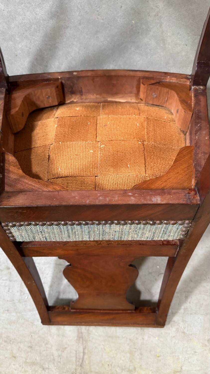 Pair of mahogany chairs circa 1900