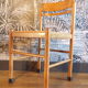 Vintage chair sitting rope