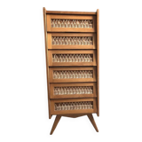 Chest of drawers / chest of drawers in wood and rattan