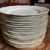 Set of 18 dinner plates - Pommier Dureil 72 - L'Étoile Splend Porcelain