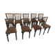 Lot de 9 chaises bistrot