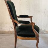 Louis Philippe bench and armchair set
