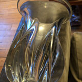 Transparent crystal vase