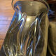 Transparent crystal vase