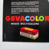 Old advertising Gevaert vintage GEVACOLOR