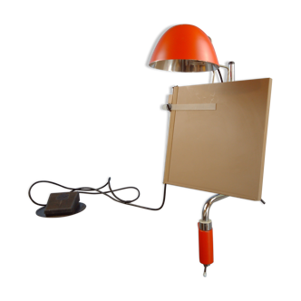 Architect lamp with tablett, Falkenberg Belysning, Sweden. 1960/70's