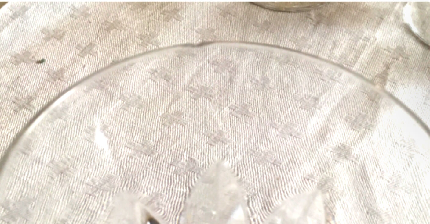 10 verres à vin en cristal taillé Saint Louis