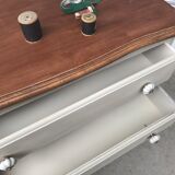 Old White chest of drawers