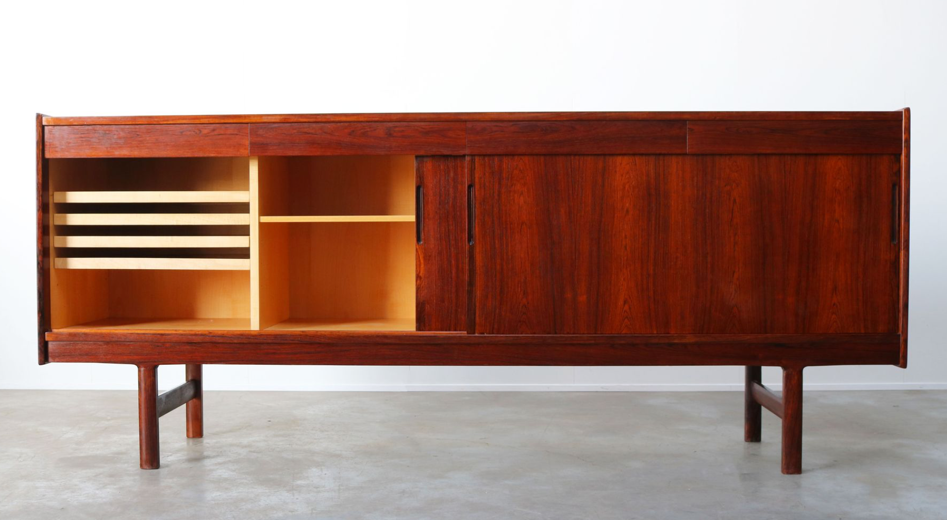 Westnofa Norway 1950s rosewood credence