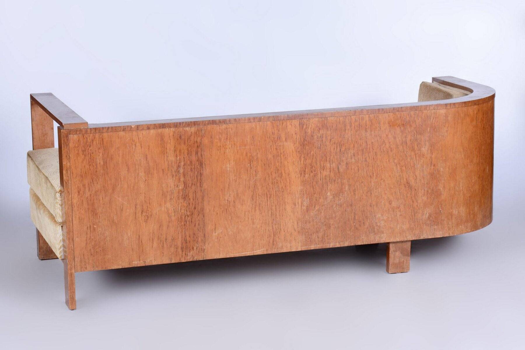 Art Deco Rosewood Seating Set with Coffee Table, France, 1920s, Set of 5