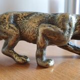 Statuette paper press panthère 70s