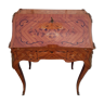 Writing desk back to donkey style Louis XV in rosewood