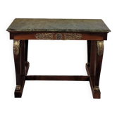 Napoleon III style mahogany console table