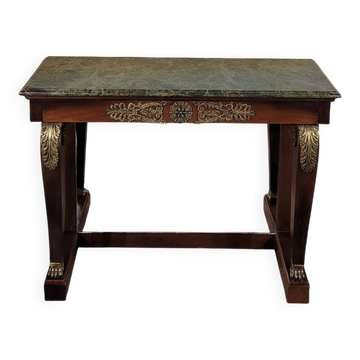 Napoleon III style mahogany console table