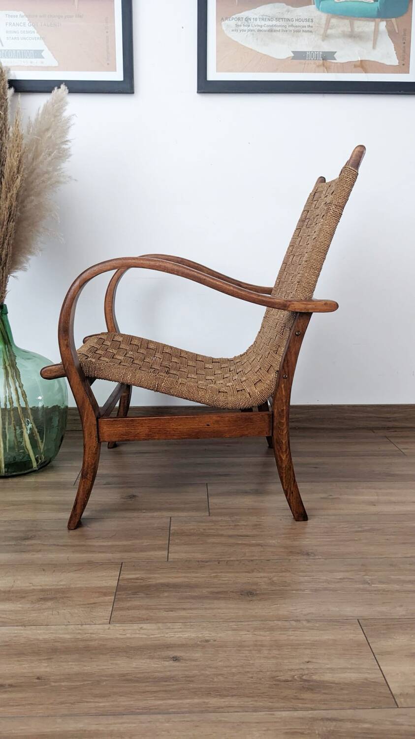 Bauhaus armchair by Erich Dieckmann Art Deco 1930s