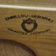 Antique Vendée dresser in solid elm by artisan Chaillou Hermouet.