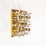 Stunning 1970's Brass Flush Mount Light by Christoph Palme