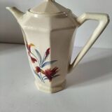 Jug Digoin Sarreguemines model 9225 – stylised floral decoration