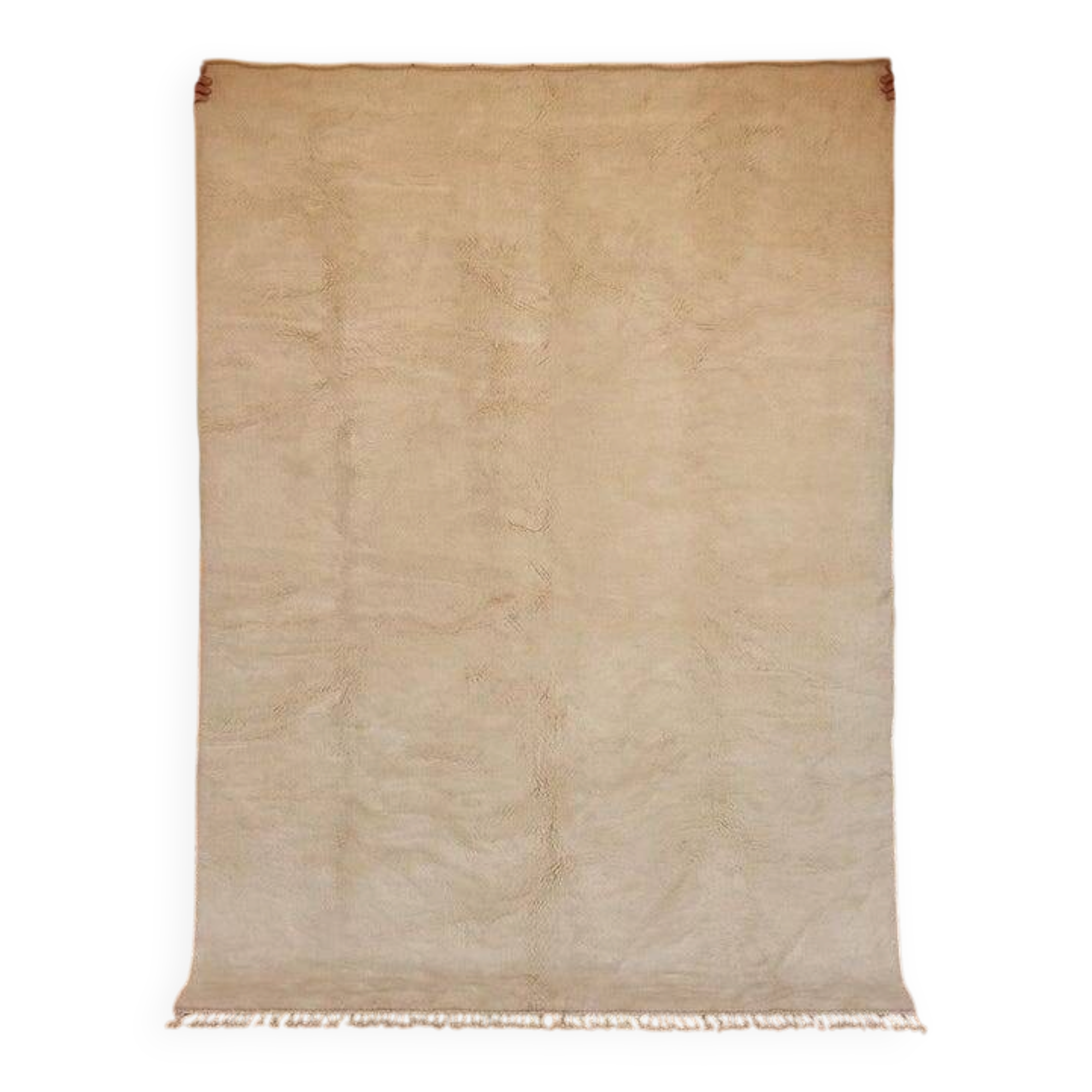 Handmade Moroccan rug in natural wool 250cm x 150cm
