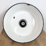 Large Industrial Green Enamel Factory Pendant Lamp, 1960s