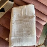 Old linen/cotton embroidered sheet