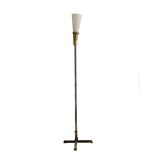 Brass and chrome floor lamp 60s