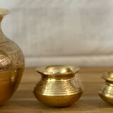 Indian Brass nesting pots