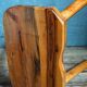 Solid wood tripod stool from the 50s