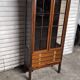 Vintage 1960s Scandinavian display cabinet in rosewood.