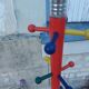 Coat rack and pencil shelf 80'S , Design Pierre Sala