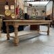 Solid oak table from the 1960s.
