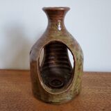 Pyrite sandstone candle holder