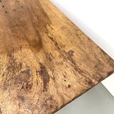 French farmhouse table in solid walnut, circa 1920