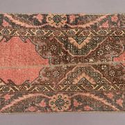 Distressed Turkish Narrow Runner 353x54 cm wool Vintage Tribal Rug