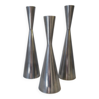 set of 3 Ikea Diabolo candle holders