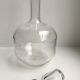 old crystal decanter monogram "H" early twentieth century