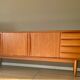 Vintage Scandinavian teak row by Bernhard Pedersen for Samcom, 1960s