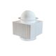 Sergio Asti, postmodern white ceramic vase, Cedit Italy 1970s