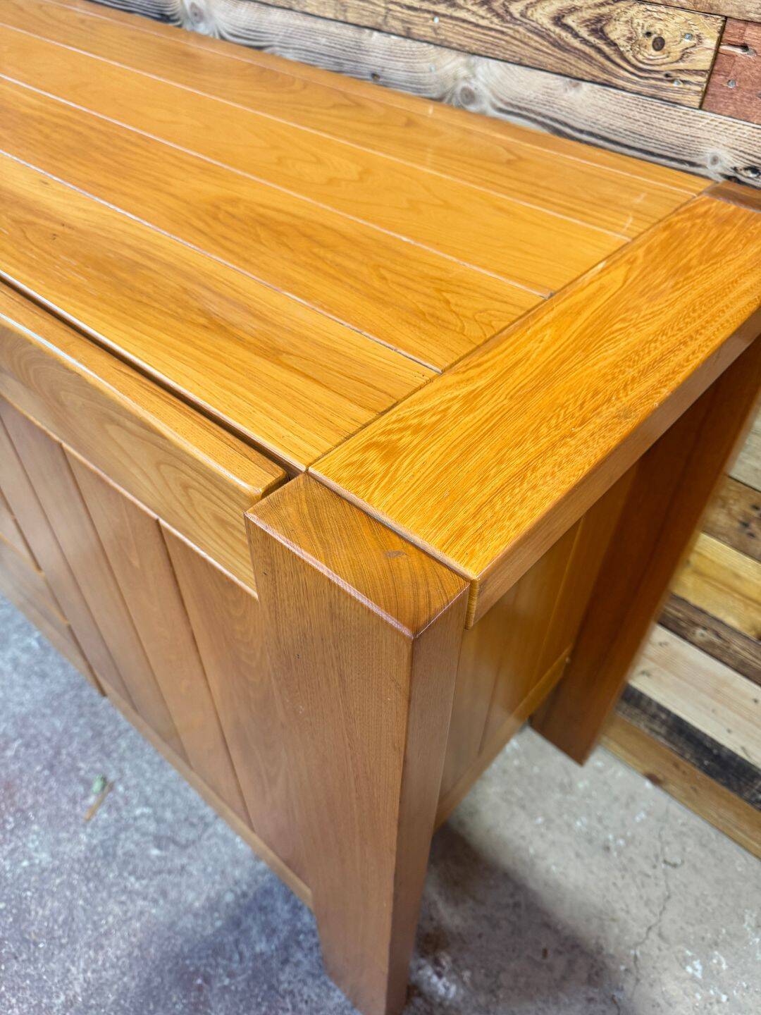 Ornate elm in the style of Maison Regain.