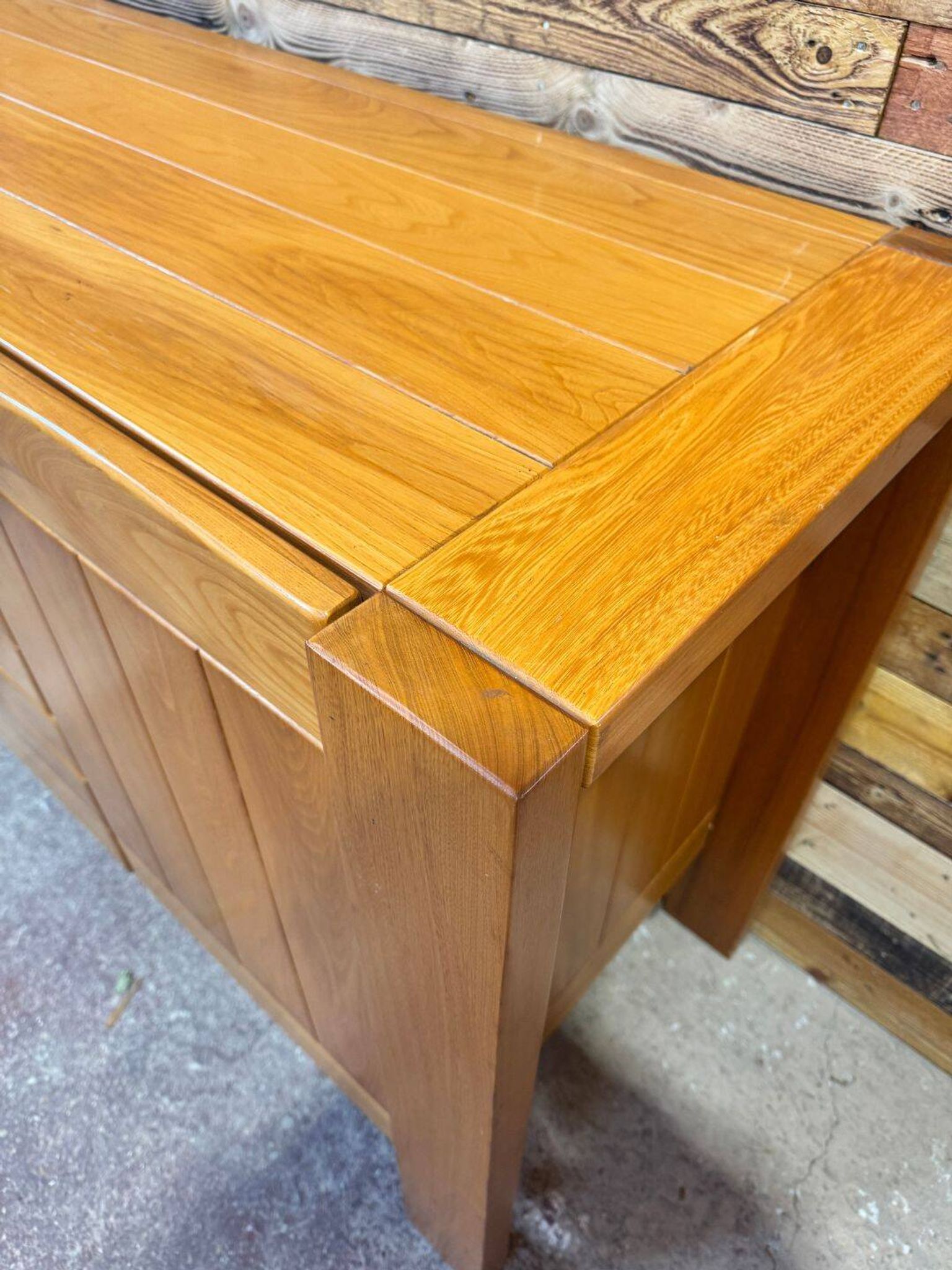 Ornate elm in the style of Maison Regain.