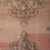 Vintage Turkish Oushak Rug Handwoven 85x740 cm