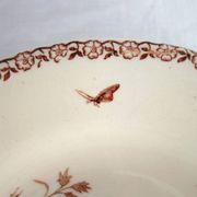 11 deep plates Terre De Fer Gien model Mai circa 1900