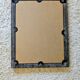 Wooden mirror with heart motif – natural patina