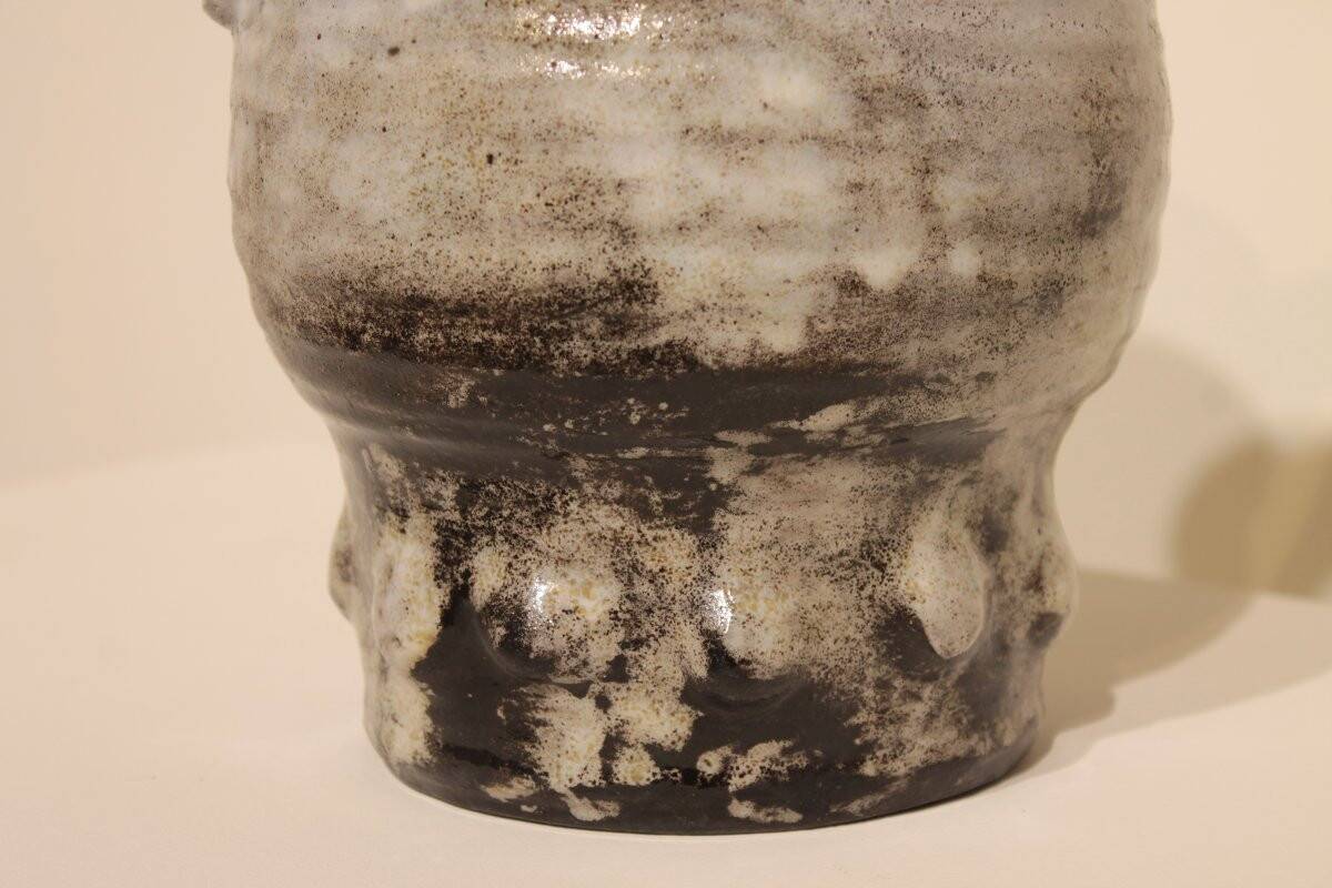 Important vase in ceramic - Alexandre Kostanda for Louis Giraud, Vallauris