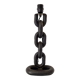 Brutalist lamp foot in boat chain links 1950