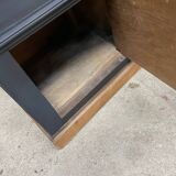 Table de chevet en bois peint