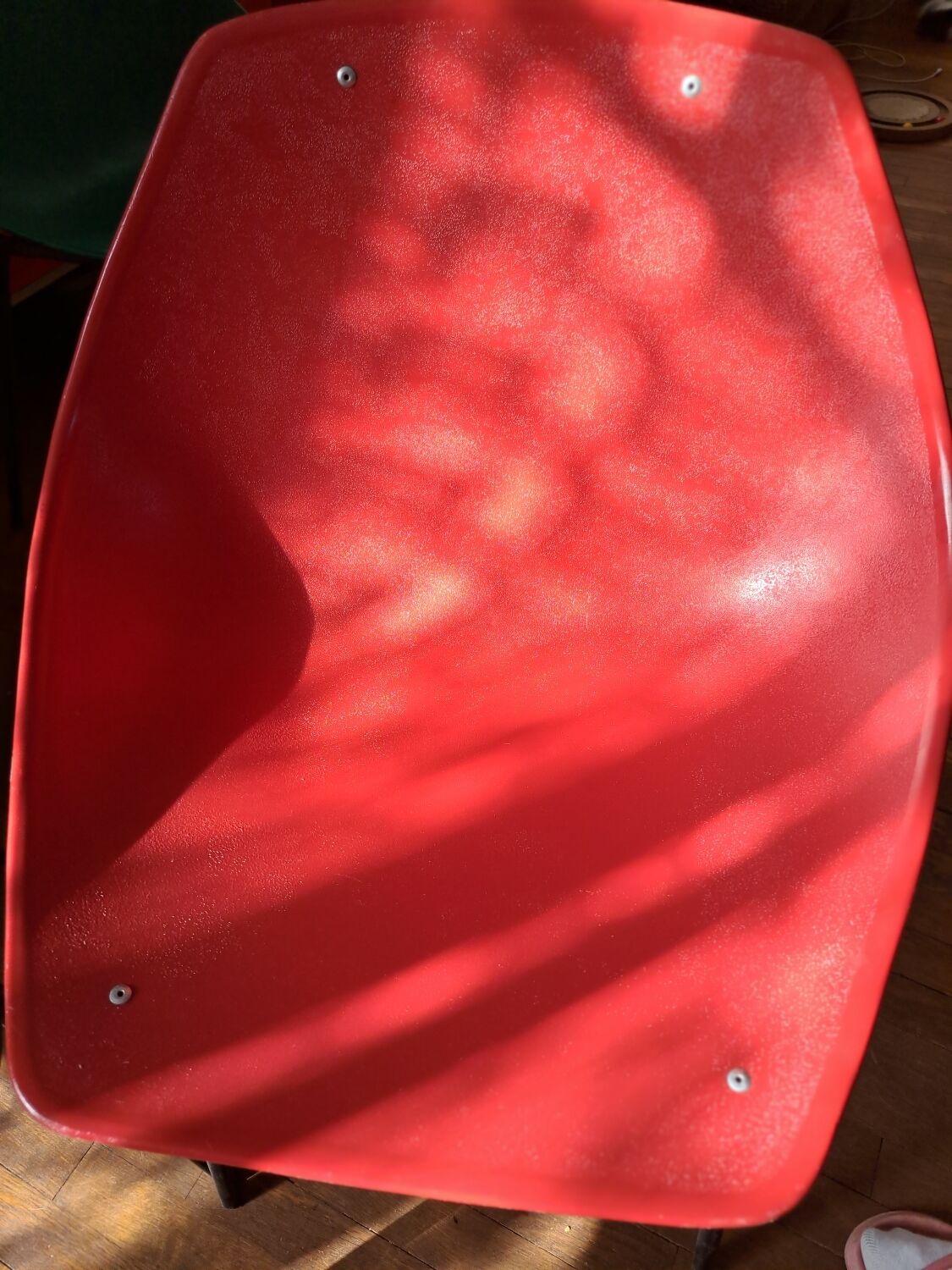 Suite of 5+1 shell chairs Pierre Guariche 1960